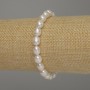 Bransoletka z pereł rzecznych o owalnym kształcie, średnica 8×6 mm, długość 18 cm (elastyczna)