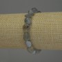 Bransoletka z labradorytu fasetowana, średnica 10–12×9 mm, długość 18 cm, elastyczna