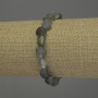 Bransoletka z labradorytu fasetowana, średnica kulek około 9×8 mm, długość 18 cm, na elastycznej gumce