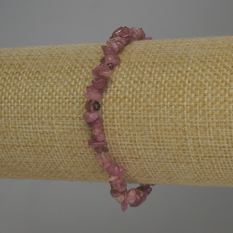 Bransoletka z turmalinu – drobina, średnica 4–7×2 mm, długość 18 cm, na elastycznej gumce