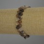 Bransoletka z agatu w kształcie kropli, średnica 8×6 mm, długość 18 cm, elastyczna