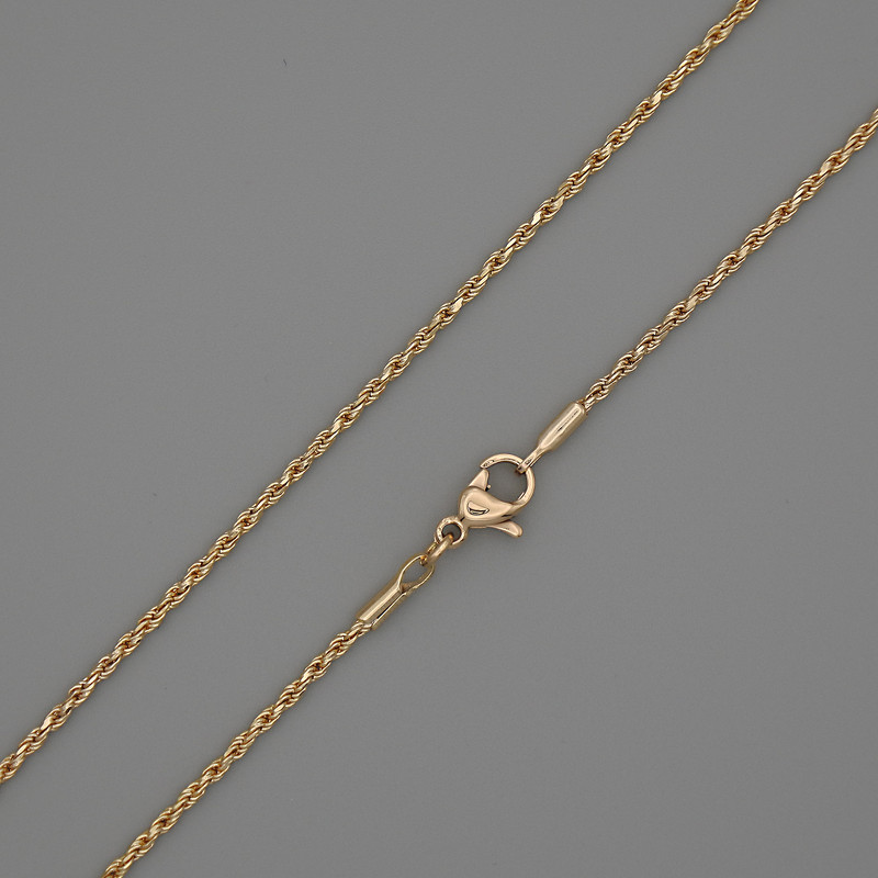 Łańcuszek Xuping pozłacany 18K, grubość 0,5 mm, długość 44 cm