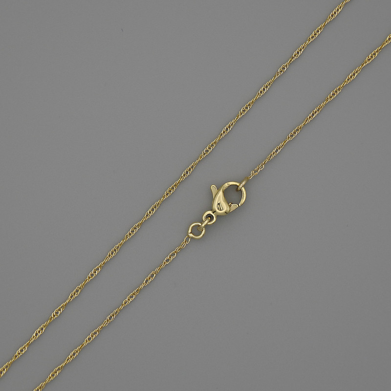 Łańcuszek Xuping z pozłacaniem 18K, grubość 0,5 mm, długość 56 cm