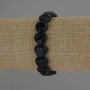 Bransoletka z agatu, naturalny kamień, w kształcie serca, średnica 12×12 mm, długość 18 cm, elastyczna