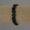 Wyprzedaż! Bransoletka z agatu, naturalny kamień, w formie serca, średnica 10×10 mm, długość 18 cm, elastyczna