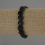 Bransoletka z agatu w kształcie serca, średnica 10×10 mm, długość 18 cm, elastyczna