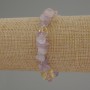 Bransoletka z ametystowych chipów, średnica 6-12×2-5 mm, długość 18 cm ± elastyczna