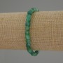 Bransoletka z fasetowanego agatu – kostki o średnicy 5 mm, długość 18 cm, elastyczna
