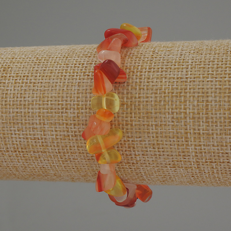 Bransoletka Asorty Kruszynka, średnica 8–12×4 mm, długość 18 mm, elastyczna