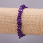 Bransoletka z tonowanego perłowego granulatu, średnica 7 mm, długość 18 cm