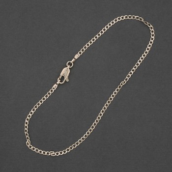 Bransoletka Xuping rhodiowana, długość 20 cm, grubość ponad 2 mm