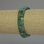 Bransoletka Afrykańska Turquoise (sztuczna) prostokąt, średnica 16x12 mm ±, długość 18 cm ±-strecz
