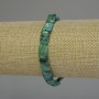 Bransoletka z afrykańskiego turkusu w prostokącie, średnica około 11×7 mm, długość 18 cm, elastyczna
