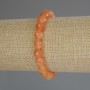 Bransoletka z nefrytu Mashan, fasetowane kulki 8 mm, długość 18 cm (stretch)