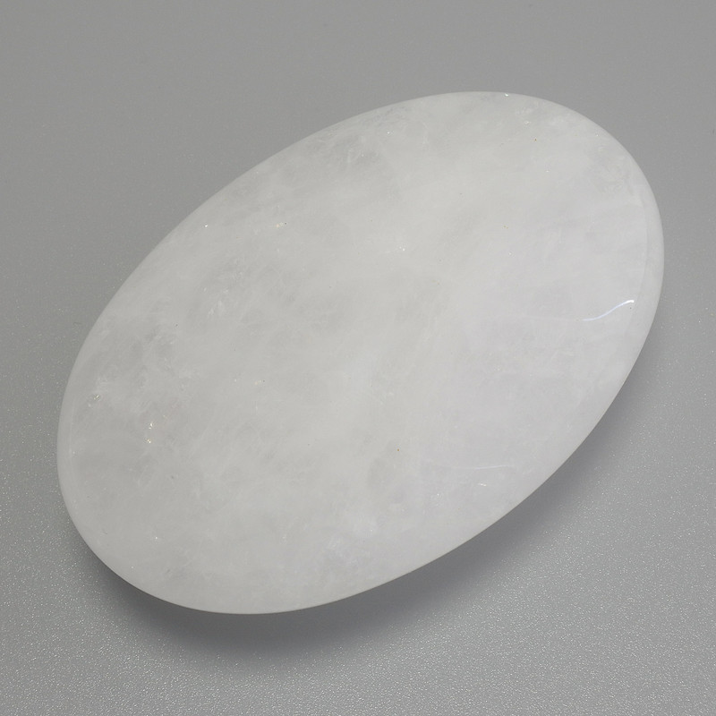 Pamiątka z naturalnego kamienia – górski kryształ, owal 60×40×20 mm+