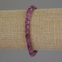 Bransoletka z fasetowanego turmalinu, kostka 5 mm, długość 18 cm (elastyczna)