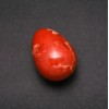 Jajo ozdobne z czerwonego jaspisu, średnica 40×30 mm ±
