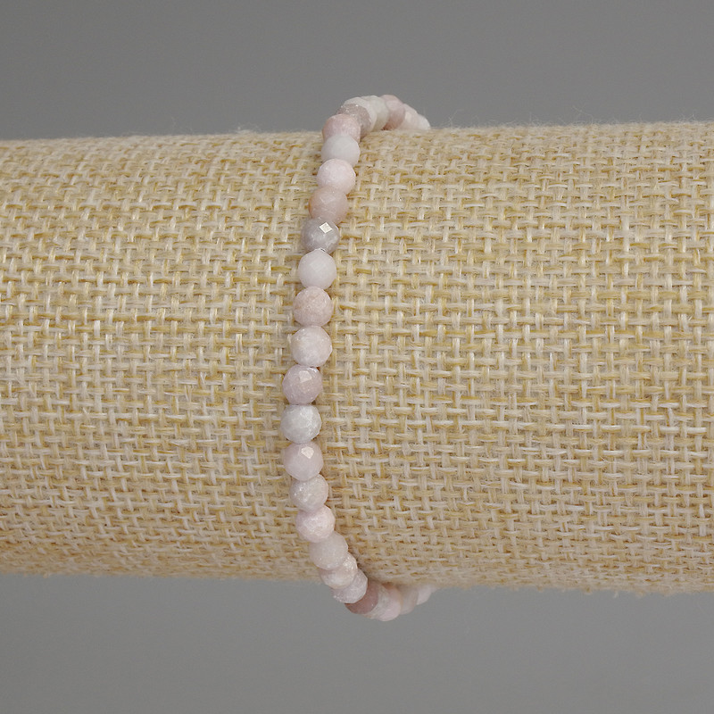 Bransoletka z opalem – fasetowana kulka, średnica 4 mm, długość 18 cm, elastyczna