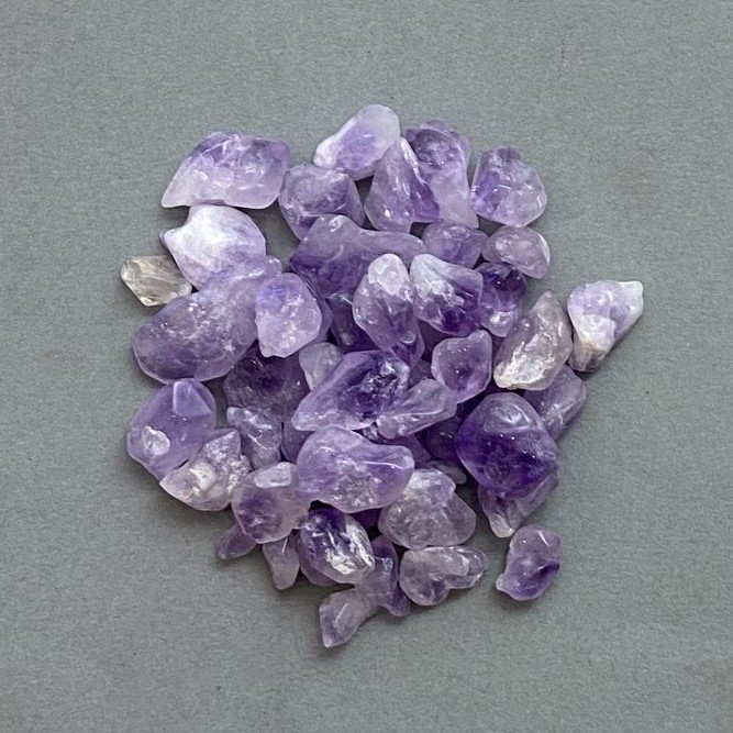 Ametyst fasetowany kamień naturalny bez otworu 6–22×6–10 mm ± (za 100 g ±)