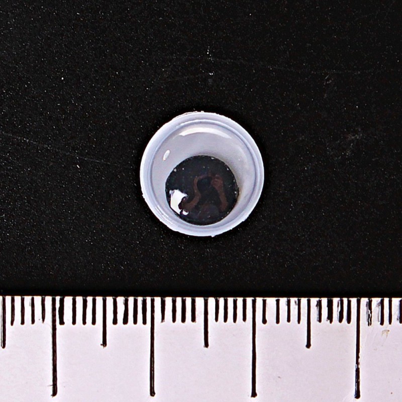 (12 mm) Oczy do zabawek – hurtowe opakowanie, 100 szt