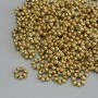 Koralik-wkładka złota, średnica 6×1,5 mm ± otwór 2,2 mm ± opakowanie 20 g (~144 szt.)