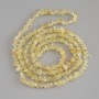 Koraliki cytrynowe – chipsy, średnica 5–8×3 mm, długość 78 cm, na nici