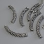 Koralik-wstawka, kolor metalu: srebrny, średnica 36×4,5 mm, otwór 2 mm, opakowanie 20 g (~8 szt.)