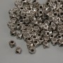Koraliki-wkładki, kolor metalu: srebrny, średnica 3 mm ± otwór, średnica 1,8 mm ± opakowanie 20 g (~139 szt.)