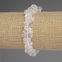 Bransoletka z kryształu górskiego fasetowanego, średnica 10–14×3–7 mm, długość około 18 cm, na elastycznej gumce