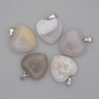 Wisiorek Serce z agatu 20×20×25 mm+