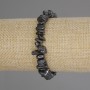 Bransoletka z hematytu – drobinki, 18 cm, elastyczna
