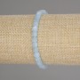 Bransoletka z fasetowanego akwamarynu, kostki 5×5 mm, długość 18 cm ±, elastyczna