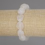 Bransoletka z górskiego kryształu fasetowana, średnica 13-15×12-13 mm, długość 18 cm, elastyczna