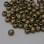Koralik-wkładka w kolorze brązu, średnica 3,5×4 mm, otwór 1,6 mm, opakowanie 67 szt.