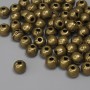Koralik-wkładka w kolorze brązu, średnica 5×4 mm, otwór około 1,5 mm, opakowanie 60 szt. +
