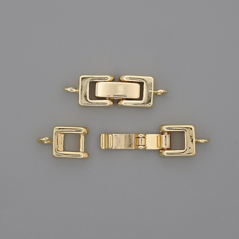 Zapięcie jubilerskie złote 22×7 mm do biżuterii