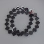 Koraliki hematytu w kształcie koniczyny, średnica 11×11 mm ±, na nici, długość 39 cm+