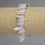 Bransoletka z adularu – drobne igiełki, średnica 12–18×2–5 mm, długość 18 cm, elastyczna