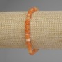 Bransoletka z nefrytu Mashan, fasetowany sześcian, wymiar 5×5 mm, długość 18 cm, elastyczna