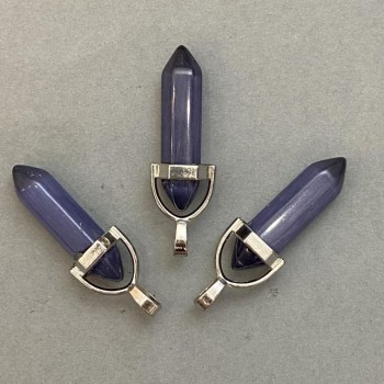 Wisiorek Kocie oko – sześciokątny kryształ, kula 8x31x41 mm+