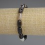 Bransoletka z agatu barilletowego, średnica 12×8 mm, długość 18 cm, elastyczna