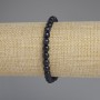 Bransoletka z awenturynu „Noc Kairu” fasetowana kulka, średnica 6 mm, długość 18 cm