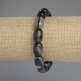 Bransoletka z agatu w kształcie beczki, średnica 14×10 mm, długość 18 cm, na elastycznej gumce