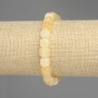Bransoletka z cytryną w kostkach, średnica 7,5 mm, długość 18 cm, elastyczna