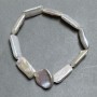 Bransoletka z barokowymi perłami 20–23×10–16 mm, długość 18 cm, elastyczna