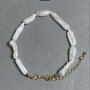 Bransoletka z barokowymi perłami 16–20×5–8 mm, długość 18 cm, przedłużacz 5 cm