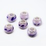 Koralik Pandora plastikowy, średnica 14×11 mm, średnica otworu 4,5 mm, zestaw 6 szt.
