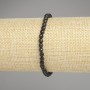 Bransoletka z turmalinu – fasetowane kuleczki, 4 mm, długość 18 cm, elastyczna