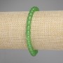 Bransoletka z chryzoprazem, gładkie kuleczki, średnica 6 mm ±, długość 18 cm, elastyczna