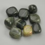 Naturalny kamień serafinit – kaboszony obrobione z naturalnych samorodków bez otworu, 15–22×18–25 mm ± (za 100 g ±)